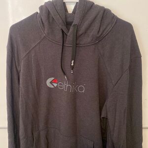 Ethika Heather gray  large hoodie, super soft premium